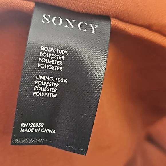 Soncy Polka Dot Wrap Skirt Size 0 (12) Brown & White NWT - Picture 5 of 8